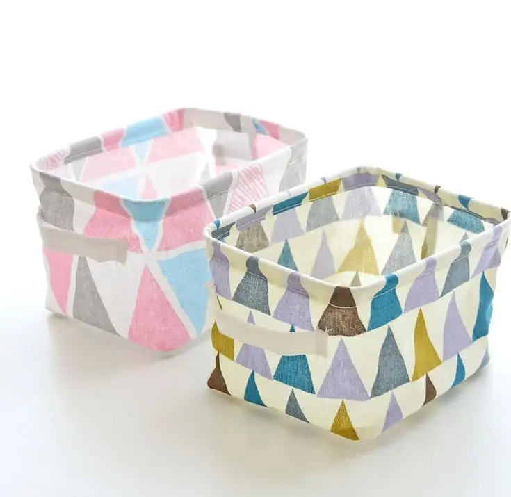 Small Foldable Storage Basket Canvas Fabric Waterproof Organizer for Nursery Kids Toys Makeup Desktop Organization with Handle
Small Foldable Storage Basket Canvas Fabric Waterproof Organizer for Nursery Kids Toys Makeup Desktop Organization with Handle