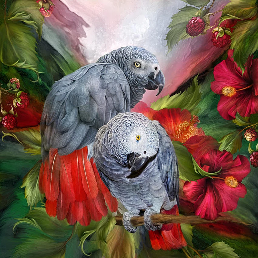 3d Diamond Embroidery Needlework Two Parrots Full Square Drill Rhinestone Painting Cross Stitch Crafts 3D DIY Diamond Painting
3d Diamond Embroidery Needlework Two Parrots Full Square Drill Rhinestone Painting Cross Stitch Crafts 3D DIY Diamond Painting