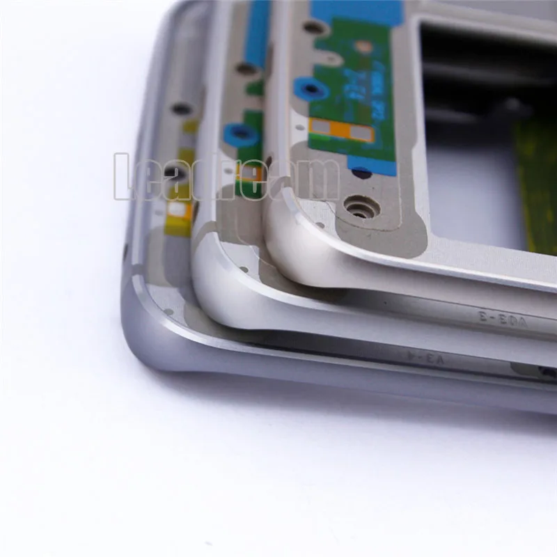 

10pcs/lot DHL For Samsung Galaxy S6 G920 G920F Middle Frame Bezel Housing Chassis with Back Camera Glass Lens Cover