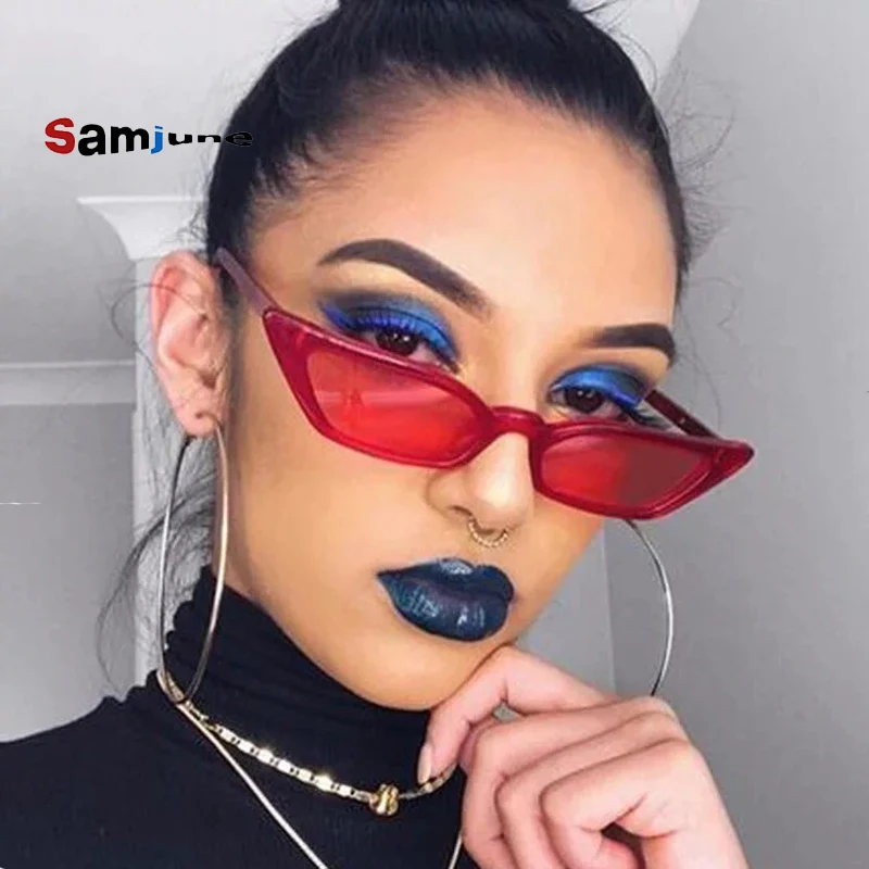 Samjune Vintage Sunglasses Women Cat Eye Luxury Brand Designer Sun Glasses Retro Small Red ladies Sunglass Black Eyewear oculos
Samjune Vintage Sunglasses Women Cat Eye Luxury Brand Designer Sun Glasses Retro Small Red ladies Sunglass Black Eyewear oculos