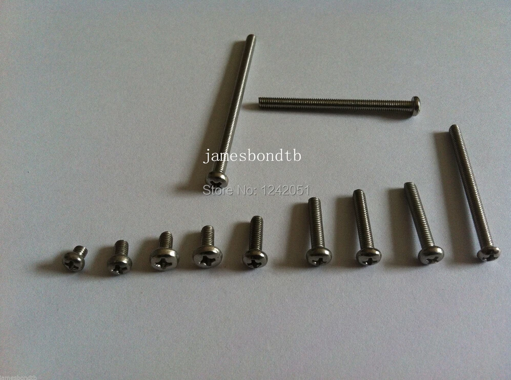 100pcs Metric M2*5mm 304 Stainless Steel Cross Recessed Phillips Pan Head Screws
100pcs Metric M2*5mm 304 Stainless Steel Cross Recessed Phillips Pan Head Screws