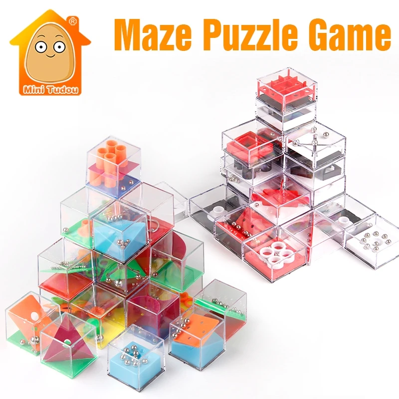 Kids Educational Toys 3D Puzzle Maze With Beads IQ Game For Adults Cube Cognition Puzzle Box Enfant Learning Toy Hand Games
Kids Educational Toys 3D Puzzle Maze With Beads IQ Game For Adults Cube Cognition Puzzle Box Enfant Learning Toy Hand Games