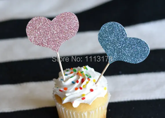 cheap Heart Glitter Cupcake Toppers : Baby Shower/Gender Reveal party Toothpicks - Food Picks wedding bridal shower
cheap Heart Glitter Cupcake Toppers : Baby Shower/Gender Reveal party Toothpicks - Food Picks wedding bridal shower