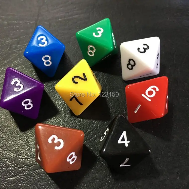 DC-023 пластиковые игральные кости, восемь чисел, кости с цифрами, 10 шт./лот, бесплатная доставка
DC-023 пластиковые игральные кости, восемь чисел, кости с цифрами, 10 шт./лот, бесплатная доставка