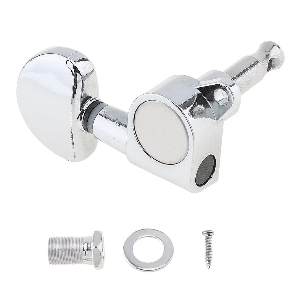6 Chrome Tuning Pegs Keys Profession Guitar String Tuners Machine Heads 3R3L Set Parts Metal
6 Chrome Tuning Pegs Keys Profession Guitar String Tuners Machine Heads 3R3L Set Parts Metal