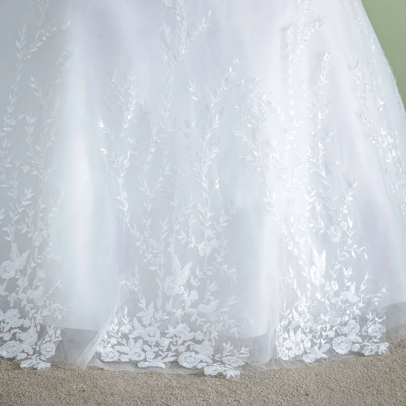 VLNUO NISA Vestido De Noiva Sweetheart Crystal Beading Sequined Appliques Lace Wedding Dress 2018 Plus Size White Wedding gowns
VLNUO NISA Vestido De Noiva Sweetheart Crystal Beading Sequined Appliques Lace Wedding Dress 2018 Plus Size White Wedding gowns