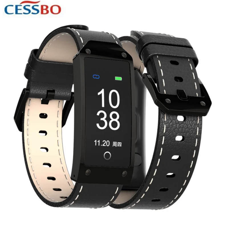 

Big Screen Women Blood Pressure Heart Rate Monitor Leather Smartwatches Wristband Tracker Fashion Lady Intelligent Wristband