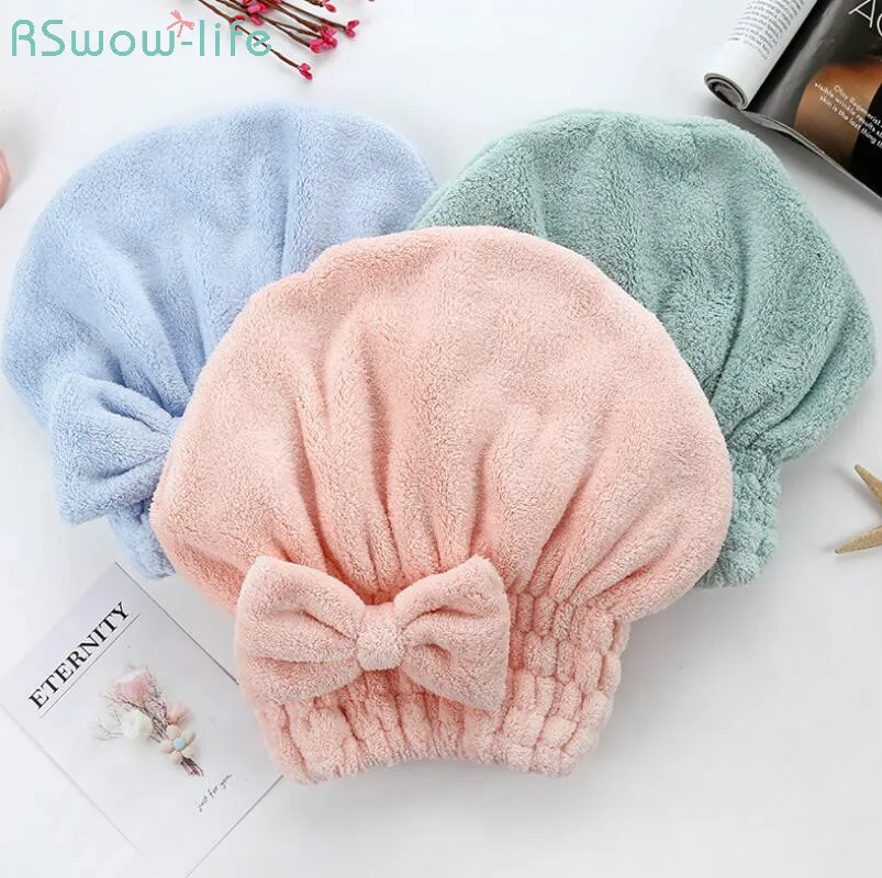 Coral Velvet Dry Hair Towel Super Absorbent Shower Cap Quick Thickening For Woman Turban Steamer Adults Sanitary Solid Bowknot
Coral Velvet Dry Hair Towel Super Absorbent Shower Cap Quick Thickening For Woman Turban Steamer Adults Sanitary Solid Bowknot