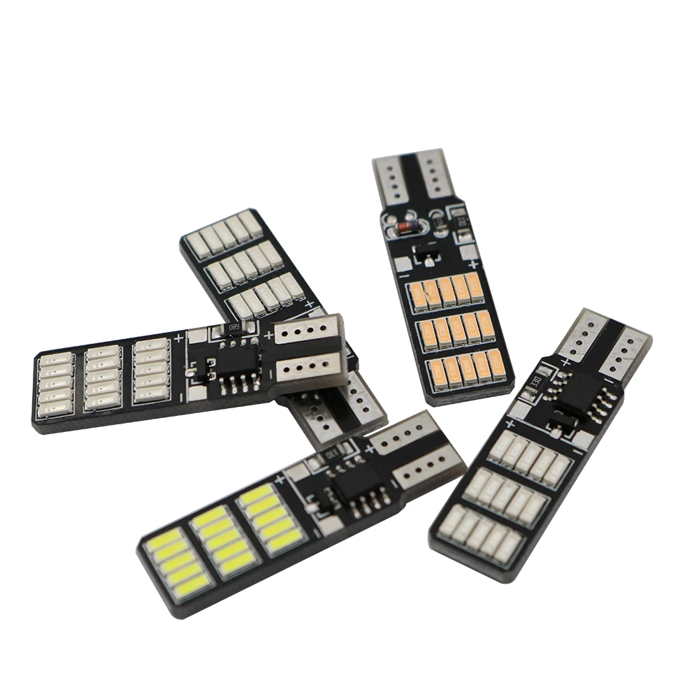 YSY 100 шт. T10 W5W Srtobe светодиодная CAN шина 194 168 3014 led t10 30SMD canbus без ошибок автомобильные
