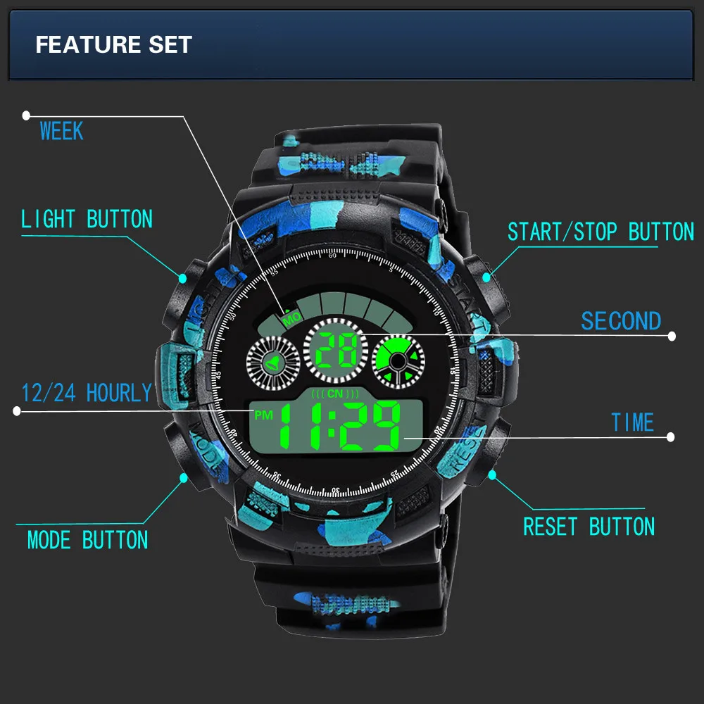 Mens Wrist Watch Analog Quartz Alarm Date Led Digital Wrist Watch Relogio Sport Masculino Sports Watches
Mens Wrist Watch Analog Quartz Alarm Date Led Digital Wrist Watch Relogio Sport Masculino Sports Watches