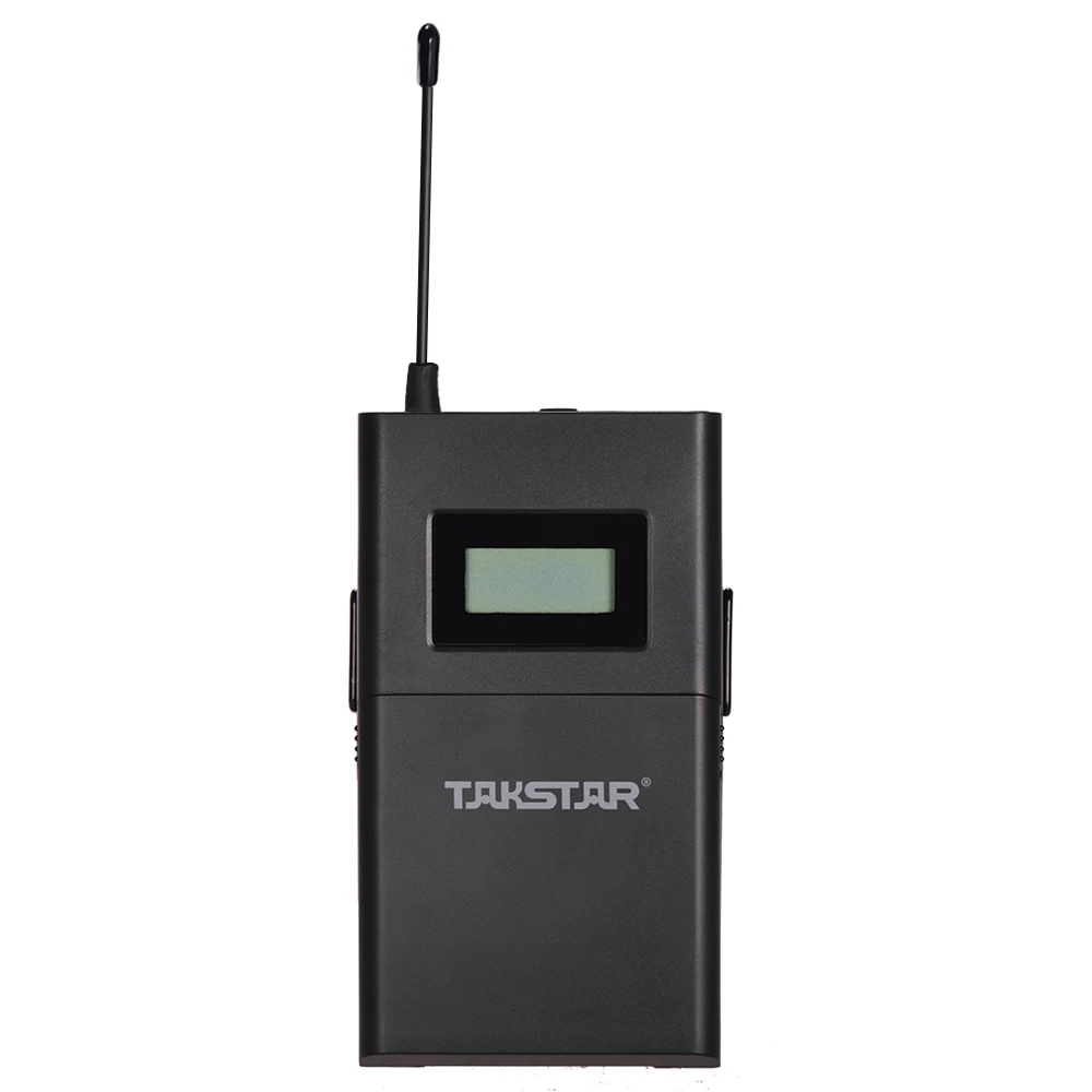 Takstar WPM-200R UHF Wireless Audio System Receiver LCD Display 6 Selectable Channels 50m Transmission Distance In-Ear Headphone
Takstar WPM-200R UHF Wireless Audio System Receiver LCD Display 6 Selectable Channels 50m Transmission Distance In-Ear Headphone