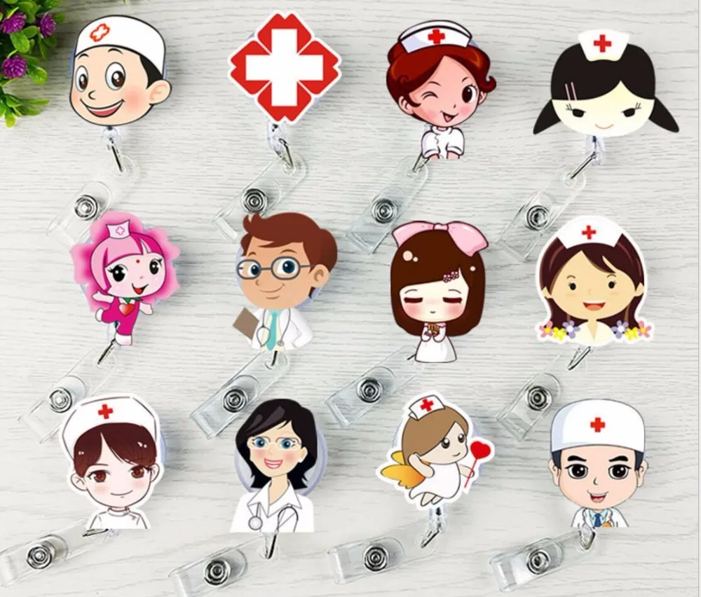 1pcs Cute Retractable Badge Reel Student Nurse Exhibition ID Name Card Badge Holder Office Supplies
1pcs Cute Retractable Badge Reel Student Nurse Exhibition ID Name Card Badge Holder Office Supplies