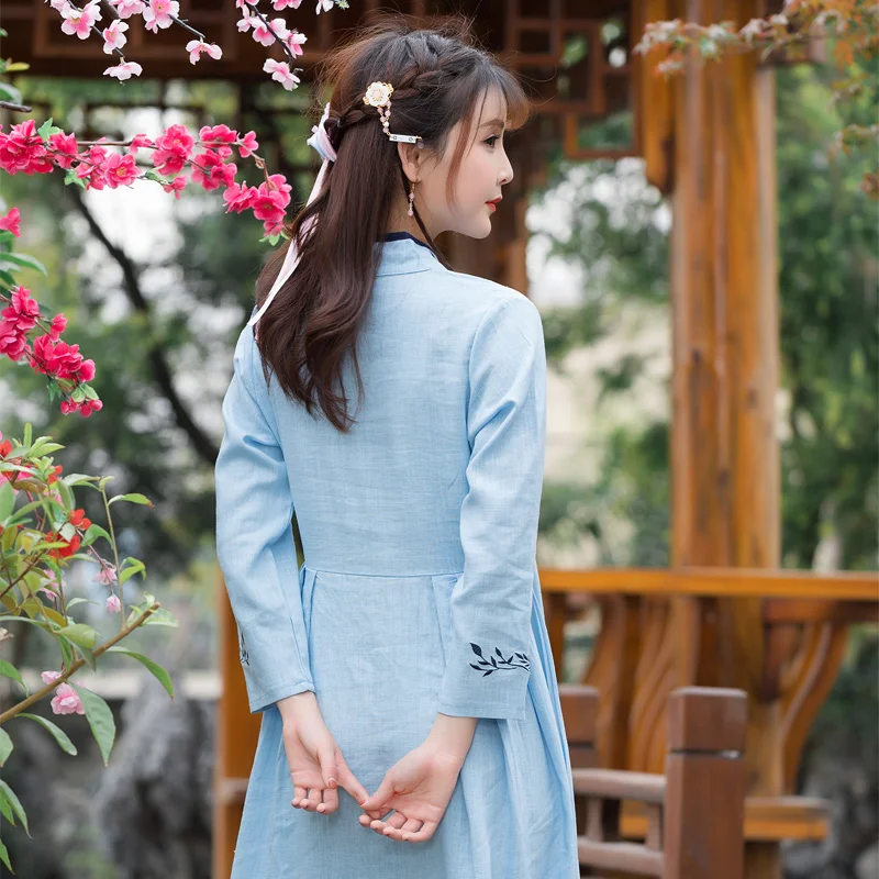 Women elegant tang suit hanfu dress for summer Chinese National Women Clothing Ancient Traditional Chinese folk Dance Costumes
Women elegant tang suit hanfu dress for summer Chinese National Women Clothing Ancient Traditional Chinese folk Dance Costumes