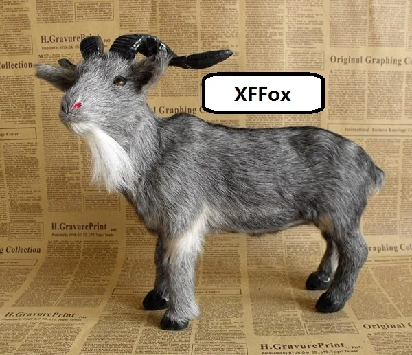 big simulation new gray goat model polyethylene&furs real life sheep gift about 33x28cm xf2104
big simulation new gray goat model polyethylene&furs real life sheep gift about 33x28cm xf2104