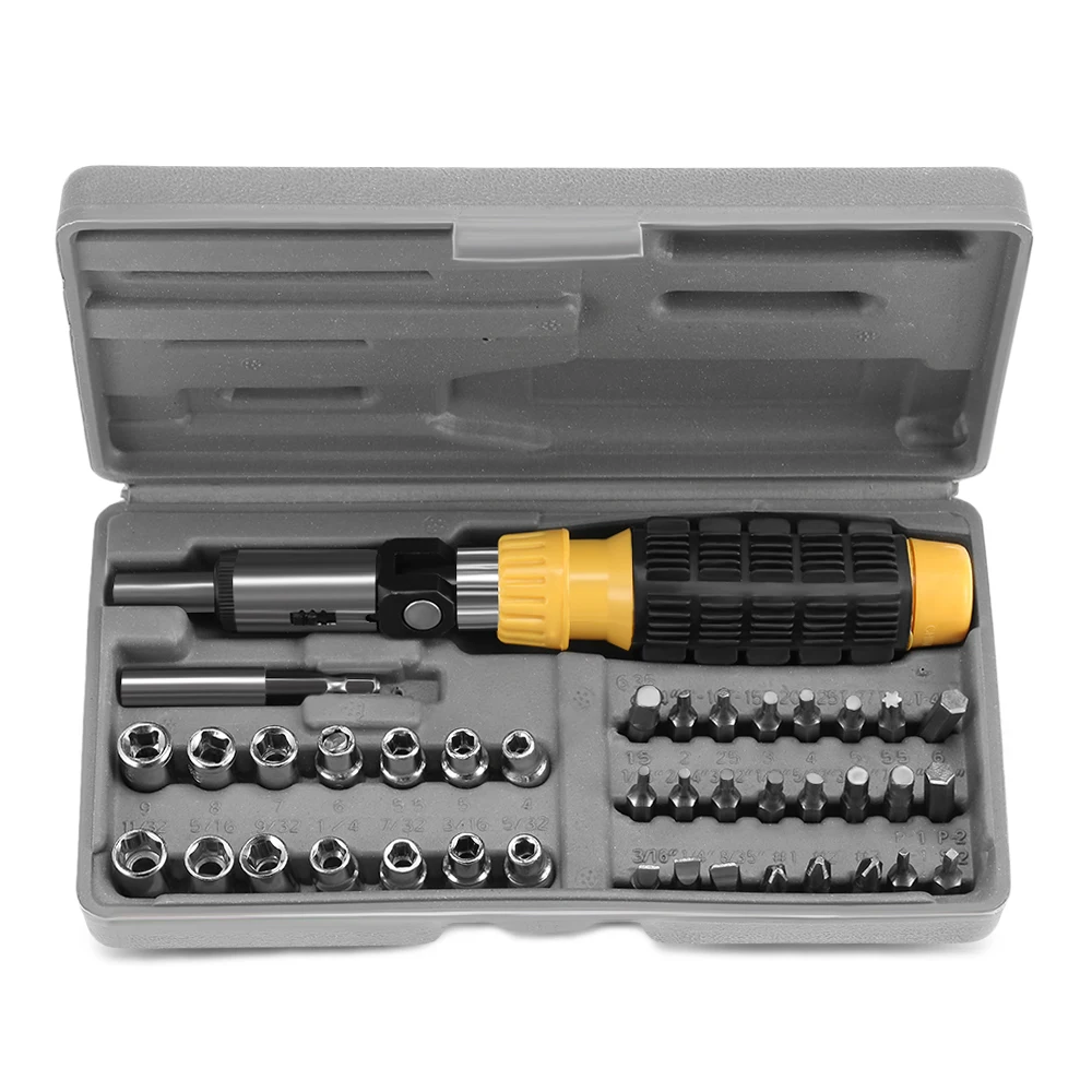 41PCS Multifunctional Ratchet Driver Adapters Tools Electronic Device Repairing Portable Hand Tool Set For Disassembly | Инструменты