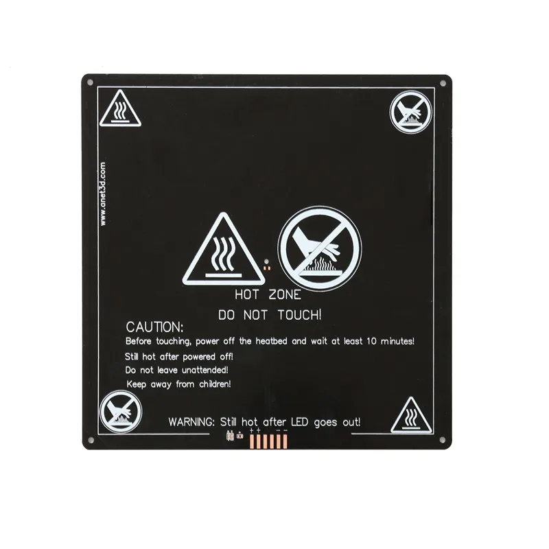 Reprap Prusa Anet MK3 aluminum heated bed aluminum heating plate heated build platform improved edition 3mm thick
Reprap Prusa Anet MK3 aluminum heated bed aluminum heating plate heated build platform improved edition 3mm thick