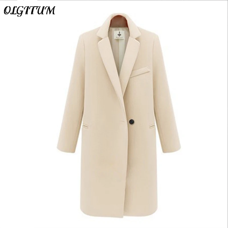 2019 Thicken Long Plus Size Women Coat JacketWomen's Winter Jackets and Coats Single Button Elegant Warm Women Woolen Coat
2019 Thicken Long Plus Size Women Coat JacketWomen's Winter Jackets and Coats Single Button Elegant Warm Women Woolen Coat