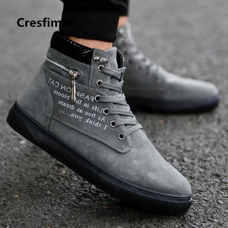 Cresfimix zapatos hombre male fashion spring grey lace up high shoes men cool anti skid autumn shoes man black shoes b3106
Cresfimix zapatos hombre male fashion spring grey lace up high shoes men cool anti skid autumn shoes man black shoes b3106
