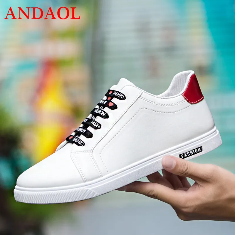 ANDAOL Men's Casual Shoes Top Quality Massage Breathable Light Sneakers New Luxury Personality Non-Slip Trainers Skateboarding
ANDAOL Men's Casual Shoes Top Quality Massage Breathable Light Sneakers New Luxury Personality Non-Slip Trainers Skateboarding