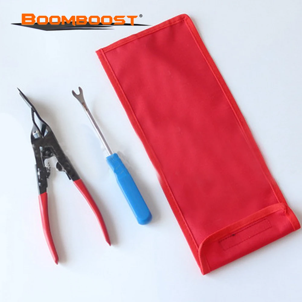 Two red-handled tongs turn plastic buckle under the pressure of clamp detached and 4 inch blue plastic buckle screwdriver shank
Two red-handled tongs turn plastic buckle under the pressure of clamp detached and 4 inch blue plastic buckle screwdriver shank
