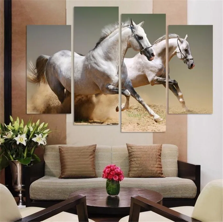 2017 Promotion Limited 4panels Oil Painting Art Canvas Wall Hanging Picture Horse Living Room Decorative No Frame High Quality
2017 Promotion Limited 4panels Oil Painting Art Canvas Wall Hanging Picture Horse Living Room Decorative No Frame High Quality