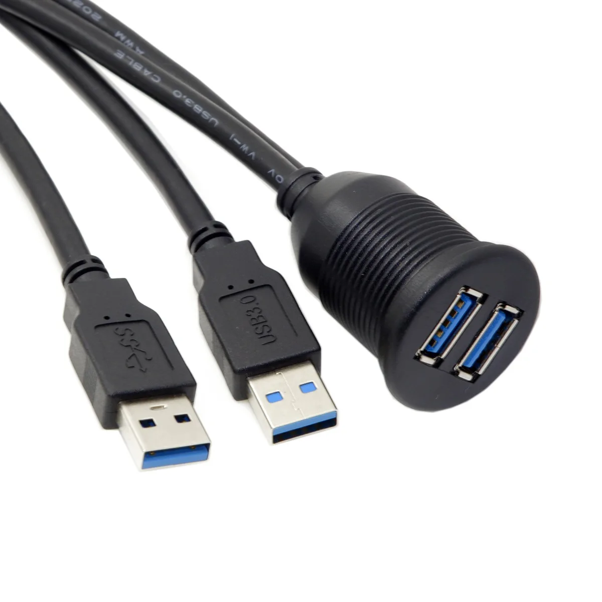 Jimier 1m Dual USB 3.0 AUX Flush Mount Car Mount Extension Cable for Dashboard Panel
Jimier 1m Dual USB 3.0 AUX Flush Mount Car Mount Extension Cable for Dashboard Panel