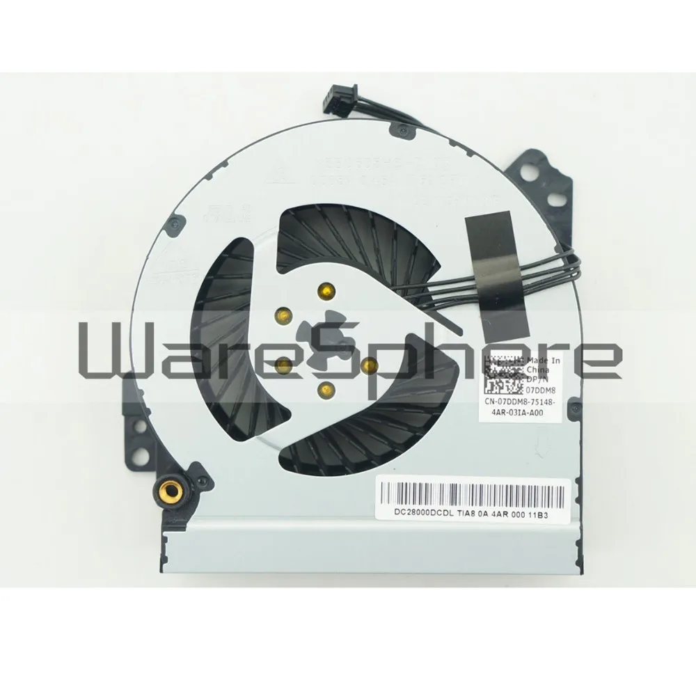 Новый кулер для охлаждения процессора ноутбука Dell Precision M6800 KSB0605HC DA03 DC28000DCDL 07DDM8