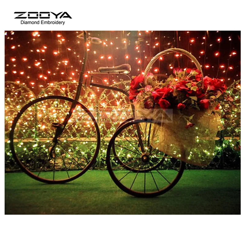 ZOOYA Diamond Embroidery 5D DIY Diamond Painting Bicycle Glowing Flower Diamond Painting Cross Stitch Rhinestone Mosaic BJ1723
ZOOYA Diamond Embroidery 5D DIY Diamond Painting Bicycle Glowing Flower Diamond Painting Cross Stitch Rhinestone Mosaic BJ1723