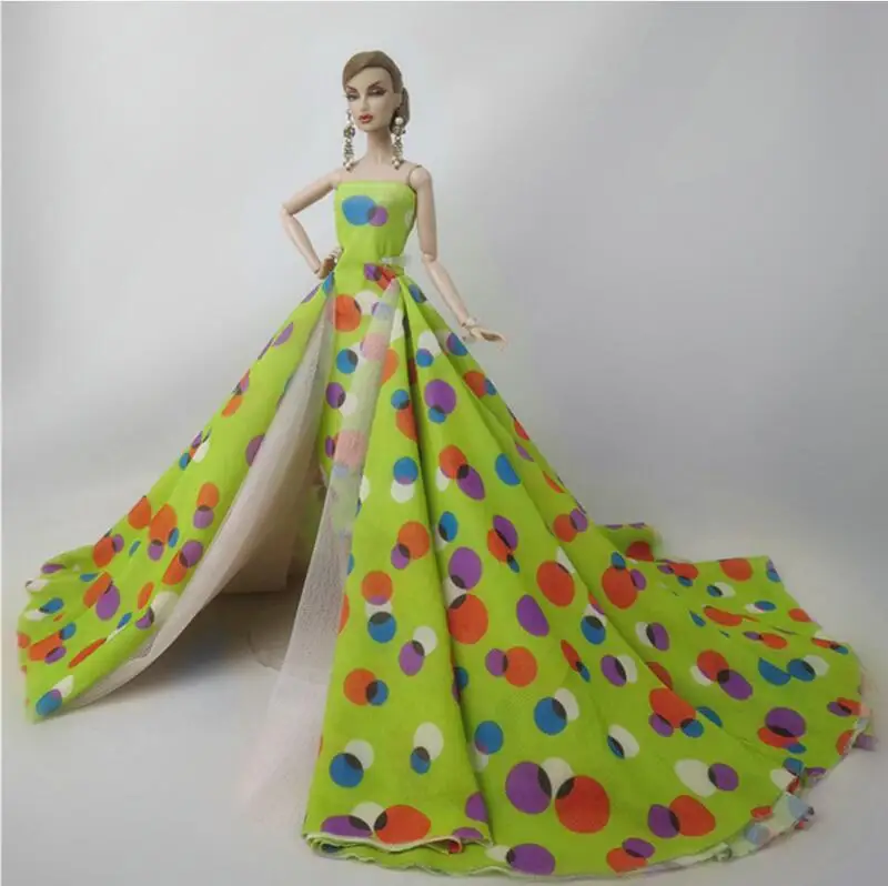 Наряд для куклы Барби одежда платье Многоуровневое свадебное платье|barbie doll