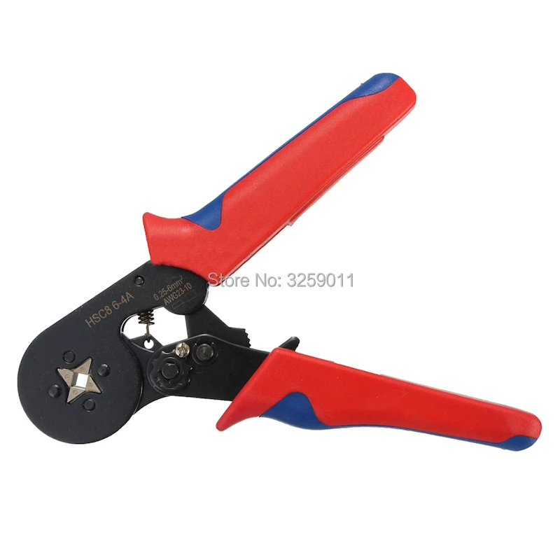 3PCS HSC8 6-4A 23-10 AWG Suyep Mini-Type Self-Adjustable Crimping Plier self-adjusts to the desired ferrule size
3PCS HSC8 6-4A 23-10 AWG Suyep Mini-Type Self-Adjustable Crimping Plier self-adjusts to the desired ferrule size
