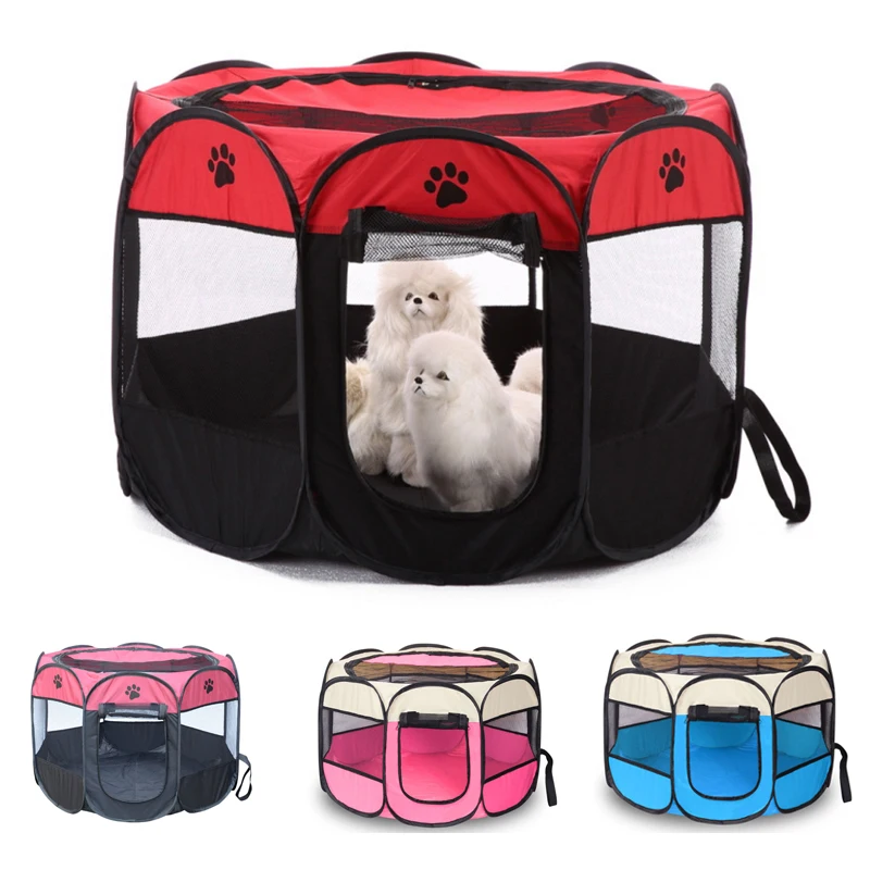 2018 pet tent Portable Folding Dog House Cage Dog Cat Tent Playpen Puppy Kennel Easy Operation Octagonal Fence outdoor supplie
2018 pet tent Portable Folding Dog House Cage Dog Cat Tent Playpen Puppy Kennel Easy Operation Octagonal Fence outdoor supplie