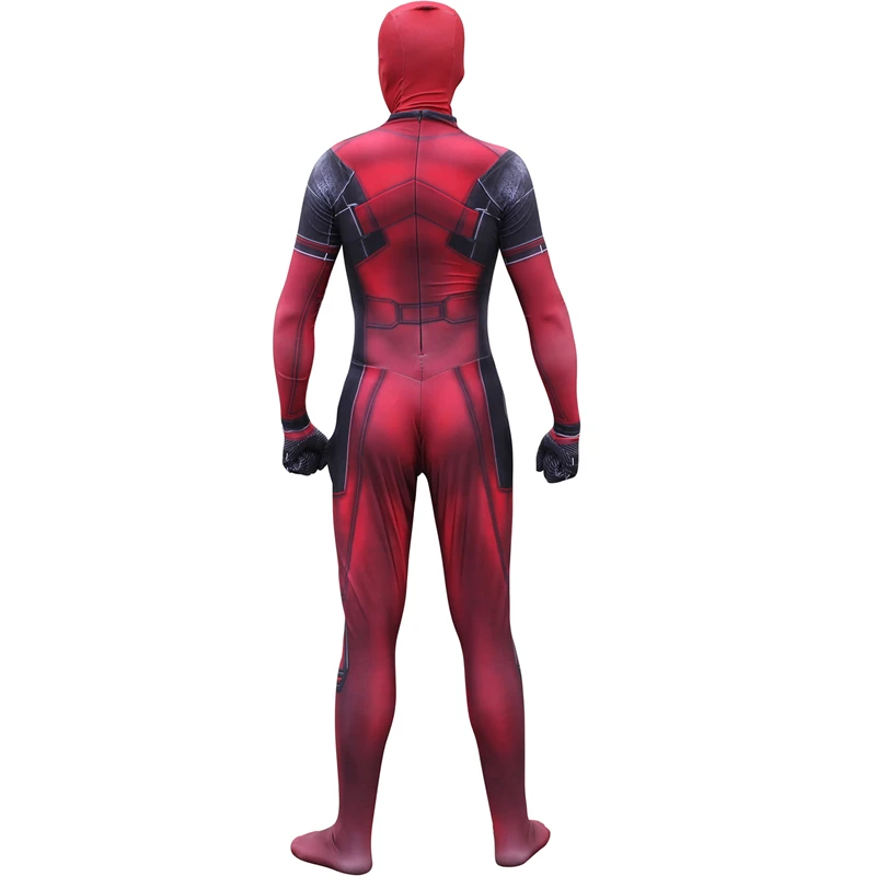Дэдпул 2 Wade Winston Wilson взрослый спандекс лайкра унисекс зентай боди костюм