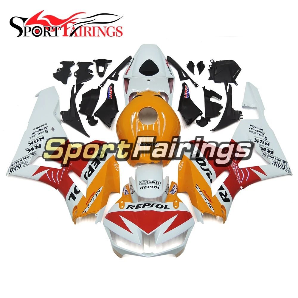 Orange White Fairings For Honda CBR600RR F5 13 14 15 2013 - 2015 Injection Motorcycle Fairing Kit ABS Plastic Bodywork Cowlings
Orange White Fairings For Honda CBR600RR F5 13 14 15 2013 - 2015 Injection Motorcycle Fairing Kit ABS Plastic Bodywork Cowlings