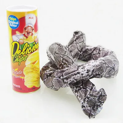 2018 New Prank Props Potato Snake Potato Chip Funny Tricky Toys Can Jump Fake Snake April Fool Day Halloween Party Decoration
2018 New Prank Props Potato Snake Potato Chip Funny Tricky Toys Can Jump Fake Snake April Fool Day Halloween Party Decoration