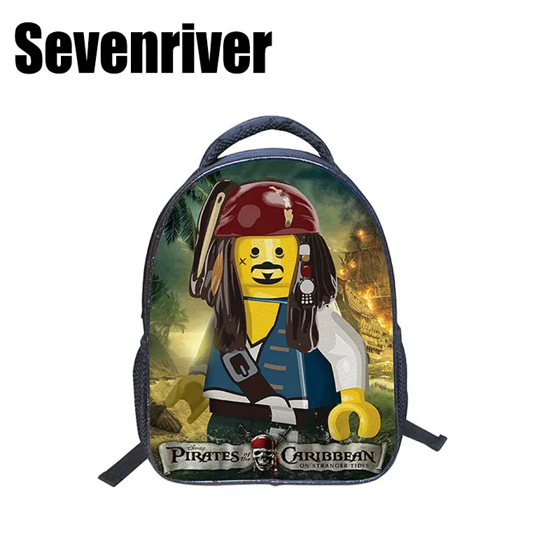 Дети мультфильм рюкзак с принтом из фильма 2017 Lego для рюкзаки мальчиков и девочек