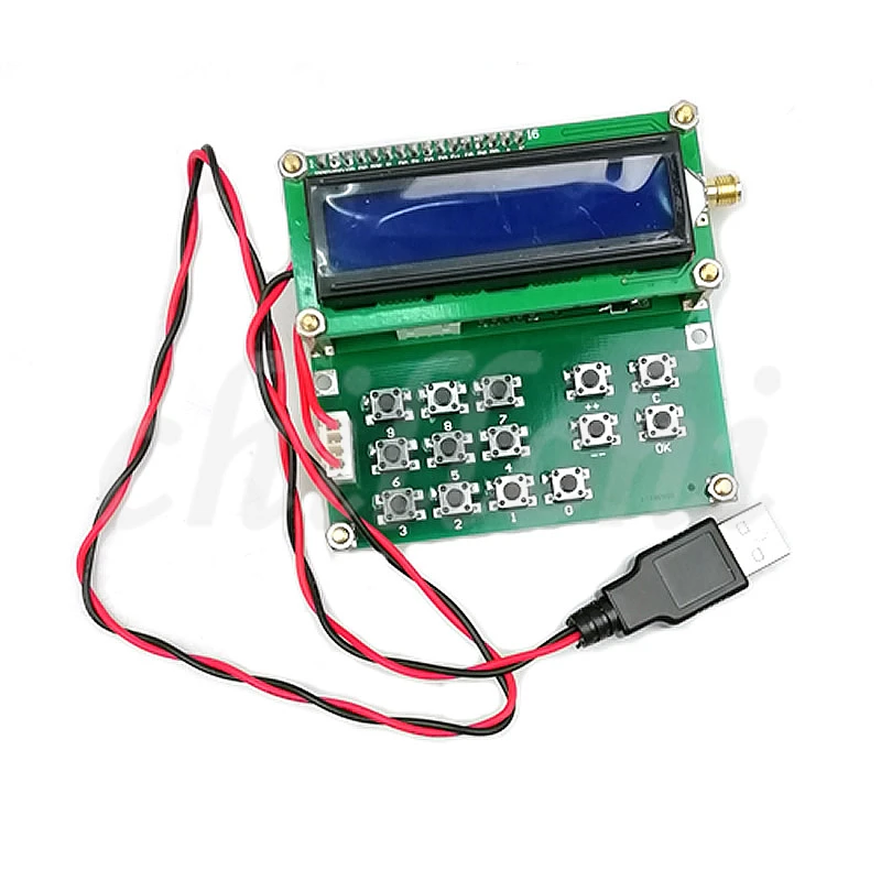 ADF4351-VFO source, simple signal source V1.02 XHY D6 (35mhz-4400mhz) VFO source
ADF4351-VFO source, simple signal source V1.02 XHY D6 (35mhz-4400mhz) VFO source