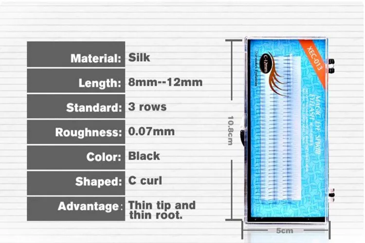 1 Pcs 3D Eyelash Extensions 0.07 Thickness Hair Mink Individual Lash 3D Flare Hair Lash By Free Shipping
1 Pcs 3D Eyelash Extensions 0.07 Thickness Hair Mink Individual Lash 3D Flare Hair Lash By Free Shipping