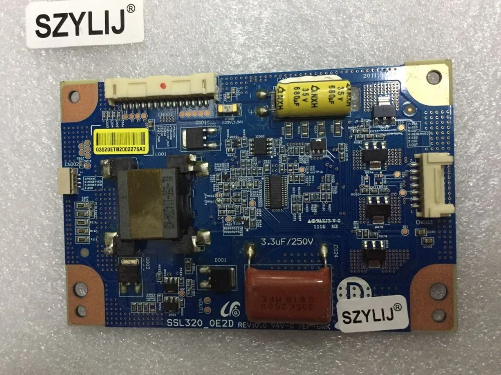 Free shipping 1pcs/lot original inverter SSL320-0E2D SSL320_0E2D REV0.0 for screen LTA320AN01
Free shipping 1pcs/lot original inverter SSL320-0E2D SSL320_0E2D REV0.0 for screen LTA320AN01