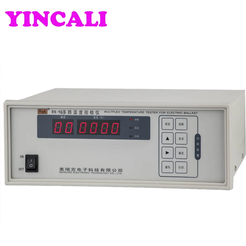 High Accuracy RK-16 Multi-channel Temperature Tester Meter 16 Channel Multplex Temperature Tester for Electric Ballast
High Accuracy RK-16 Multi-channel Temperature Tester Meter 16 Channel Multplex Temperature Tester for Electric Ballast