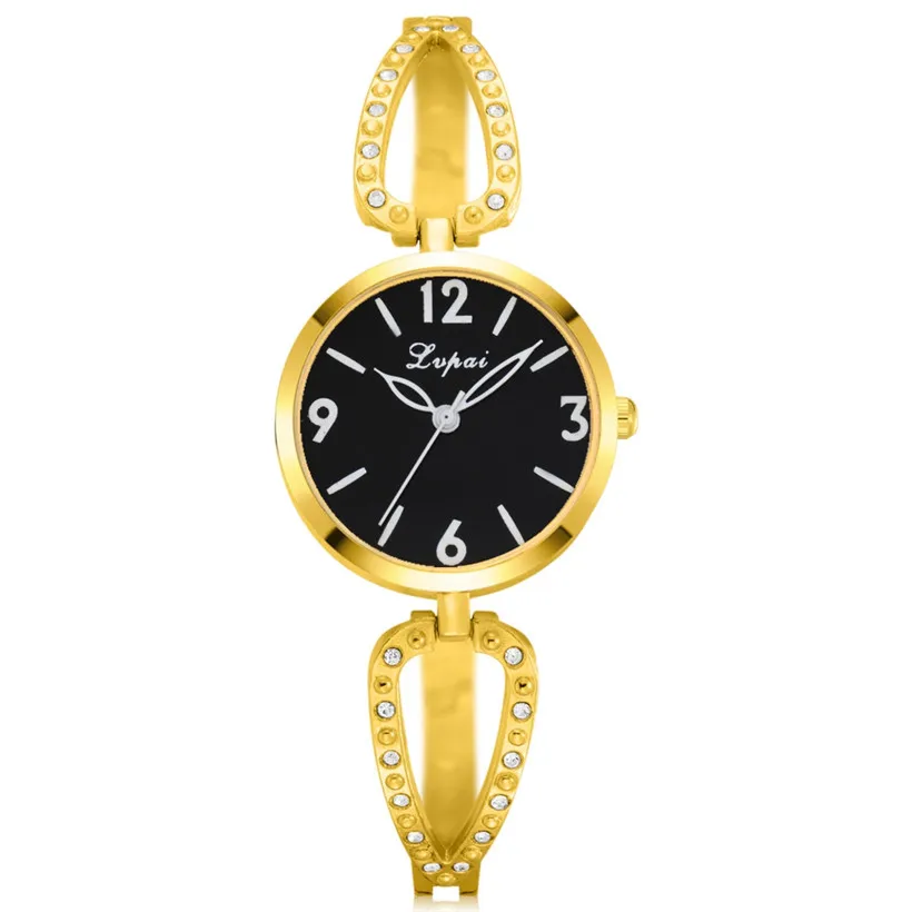 Женский роскошный браслет наручные часы lvpai модный бренд розовое золото