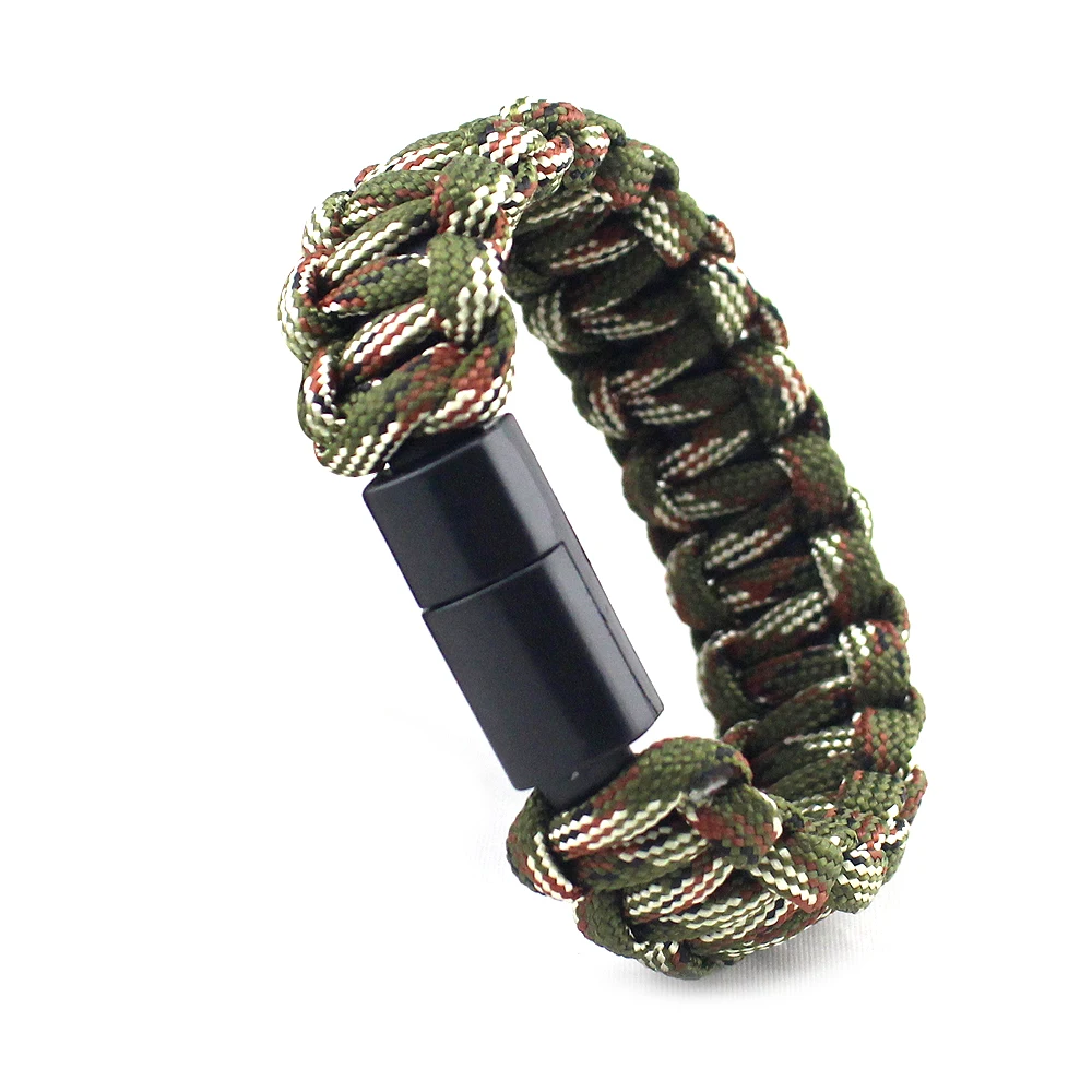 Survival Bracelet Lightning Cable Data Charging Cord, Durable Braided Leather Charging Wrist Cuff USB for iPhone iPad
Survival Bracelet Lightning Cable Data Charging Cord, Durable Braided Leather Charging Wrist Cuff USB for iPhone iPad