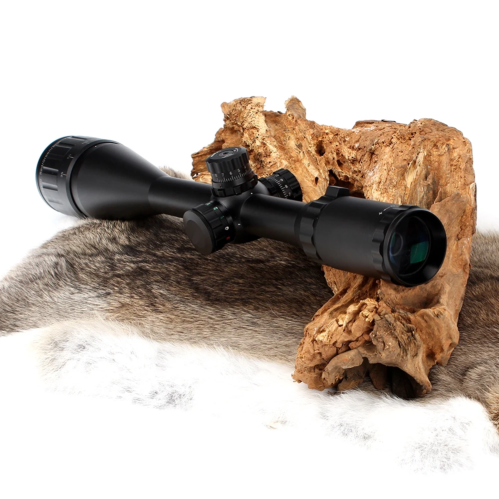 Hunting 6-24X50 AO Riflescope Tactical Optical Sight Full Size Mil Dot Red Green Blue llluminate Reticle Turrets Lock Scope
Hunting 6-24X50 AO Riflescope Tactical Optical Sight Full Size Mil Dot Red Green Blue llluminate Reticle Turrets Lock Scope