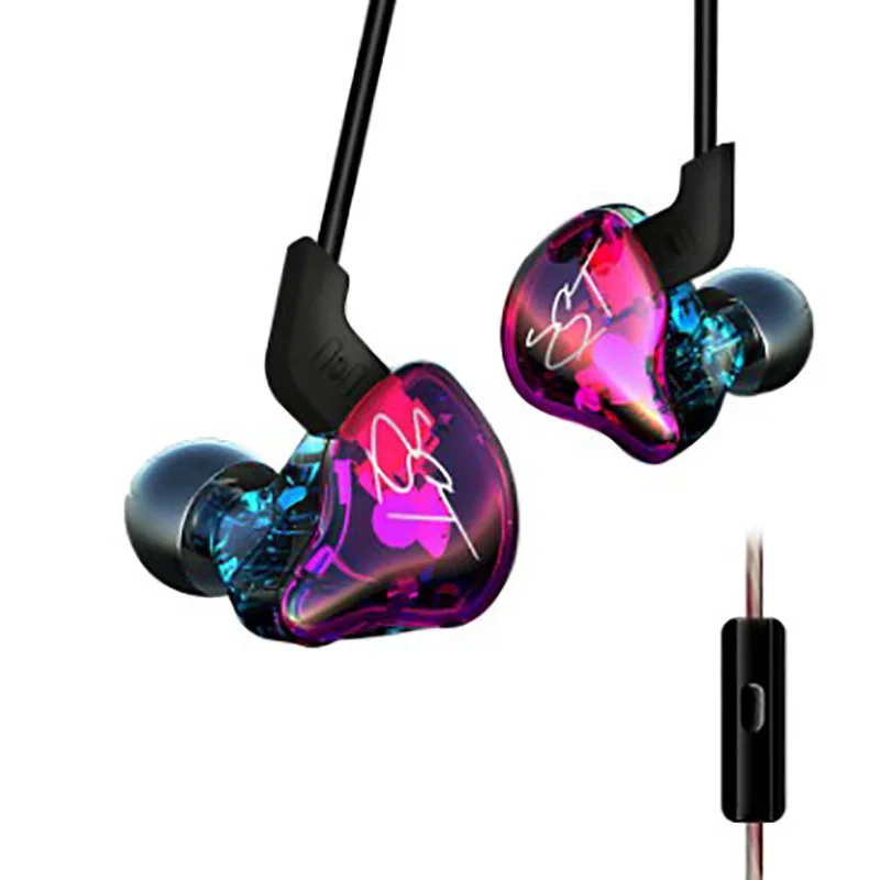 Smart line control earphones stereo noise reduction HD mic sport Individualized Transparent cavity design HIFI dual unit horn
Smart line control earphones stereo noise reduction HD mic sport Individualized Transparent cavity design HIFI dual unit horn
