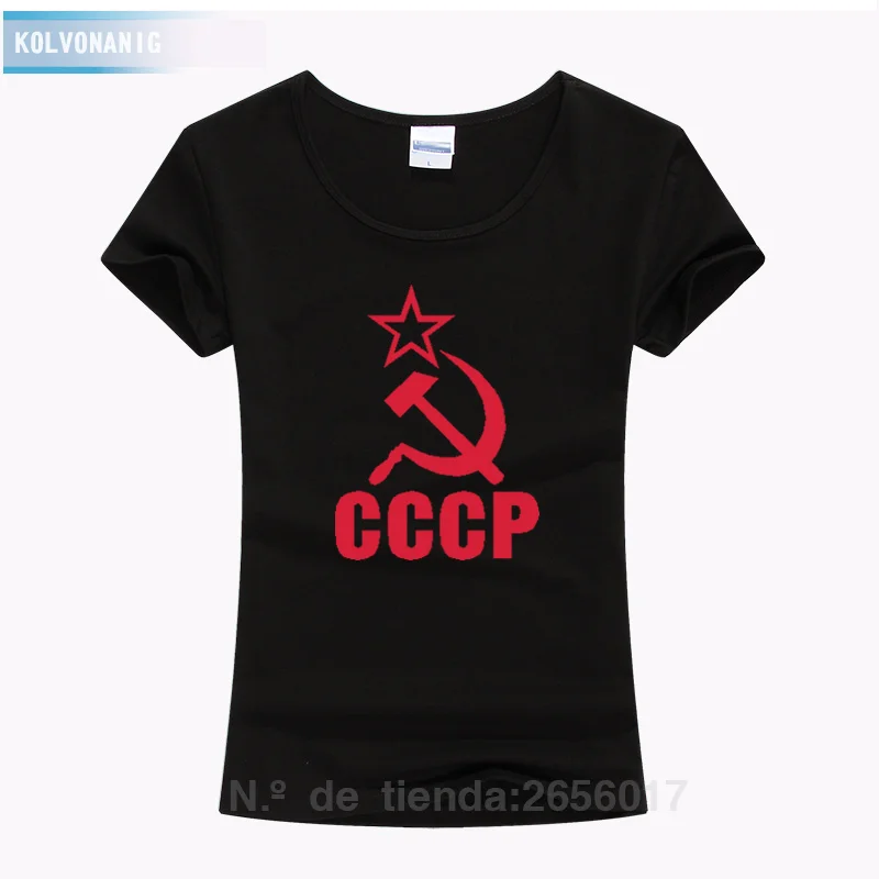 KOLVONANIG 2021 Summer Russians CCCP Soviet Union Printed Women's T-shirt Cotton Short Sleeve Girls Slim Clothing Tee Shirts Top
KOLVONANIG 2021 Summer Russians CCCP Soviet Union Printed Women's T-shirt Cotton Short Sleeve Girls Slim Clothing Tee Shirts Top
