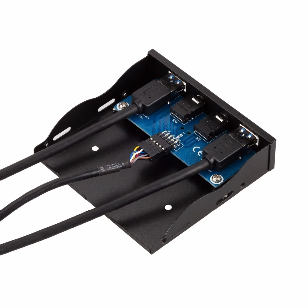 USB 3.0 2-Порты и разъёмы 3.5 дюймов из металла спереди Панель usb-концентратор с 1 HD