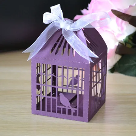 Customized Bird cage wedding favour box laser cut cup cake boxes wedding table decoration
Customized Bird cage wedding favour box laser cut cup cake boxes wedding table decoration