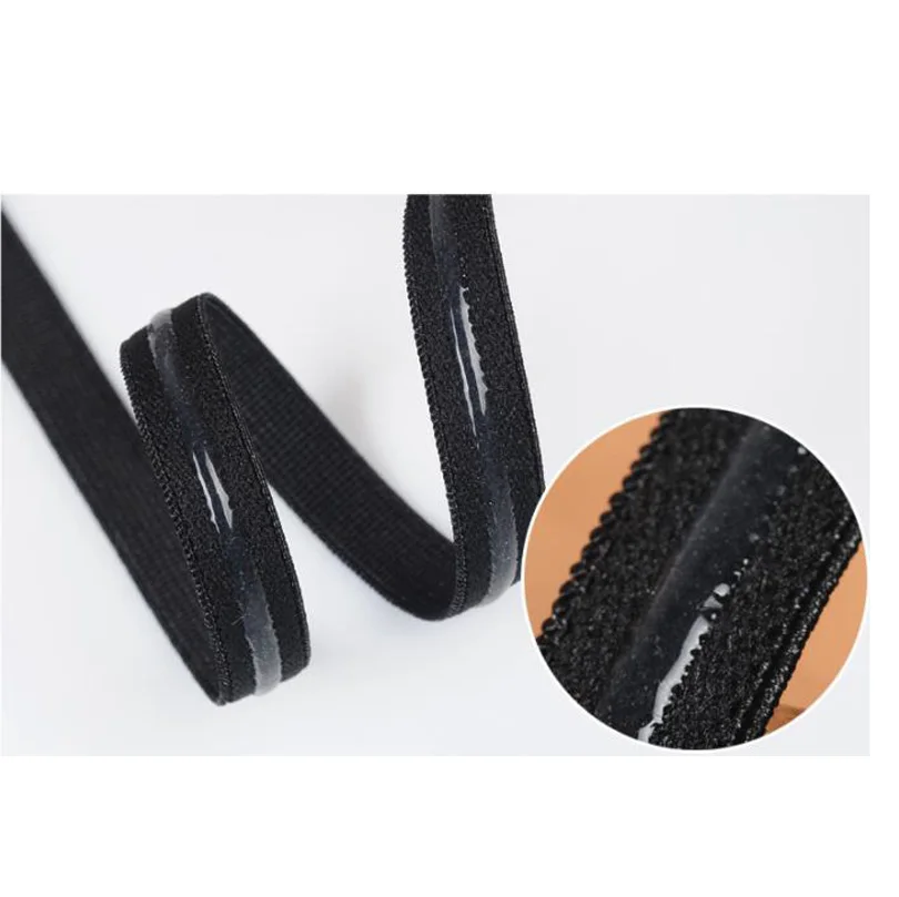 Quality 12mm black white Silicone Backed Gripper Elastic crafting & sewing webbing for bra lingerie prom dress girdle clothing
Quality 12mm black white Silicone Backed Gripper Elastic crafting & sewing webbing for bra lingerie prom dress girdle clothing