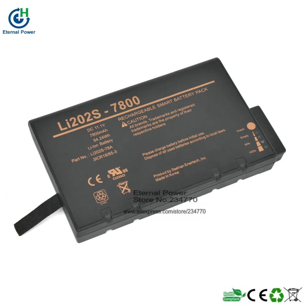 LI202S-7800 LI202S-78A Замена батареи для Blease Mcare300 Mcare 300D Spacelabs мониторы mCare 300146-0127-00 |