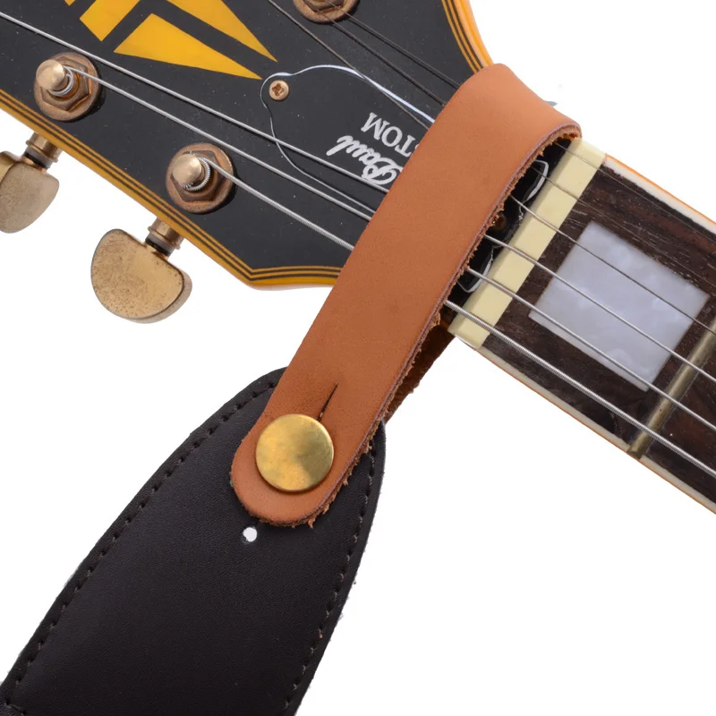 1 Pcs Acoustic Guitar Neck Strap Button Headstock Adaptor Synthetic Leather with Metal Fastener Guitar Parts & Accessories
1 Pcs Acoustic Guitar Neck Strap Button Headstock Adaptor Synthetic Leather with Metal Fastener Guitar Parts & Accessories