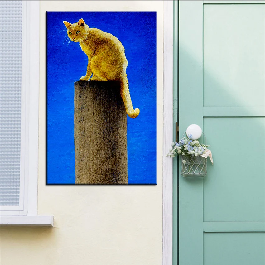 Large size Printing Oil Painting the pole cat Wall painting Wall Art Decoration Picture For Living Room painting No Frame
Large size Printing Oil Painting the pole cat Wall painting Wall Art Decoration Picture For Living Room painting No Frame